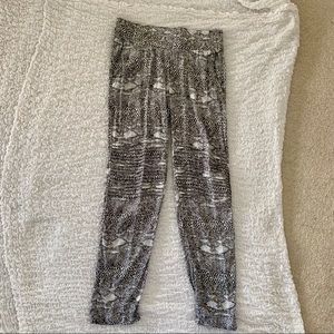 NEW Acacia silk snake pants - donate